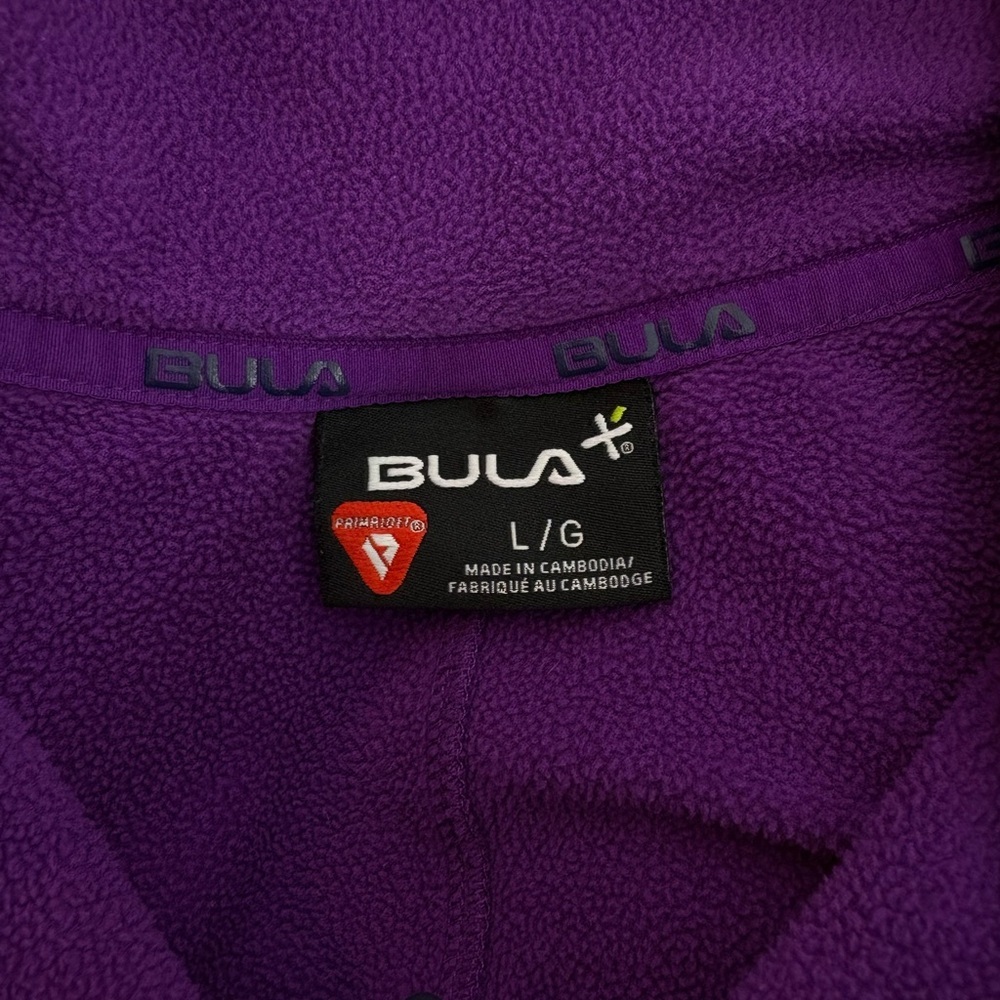 BULA Women's Purple Fleece Jacket - L - Picture 2 of 11